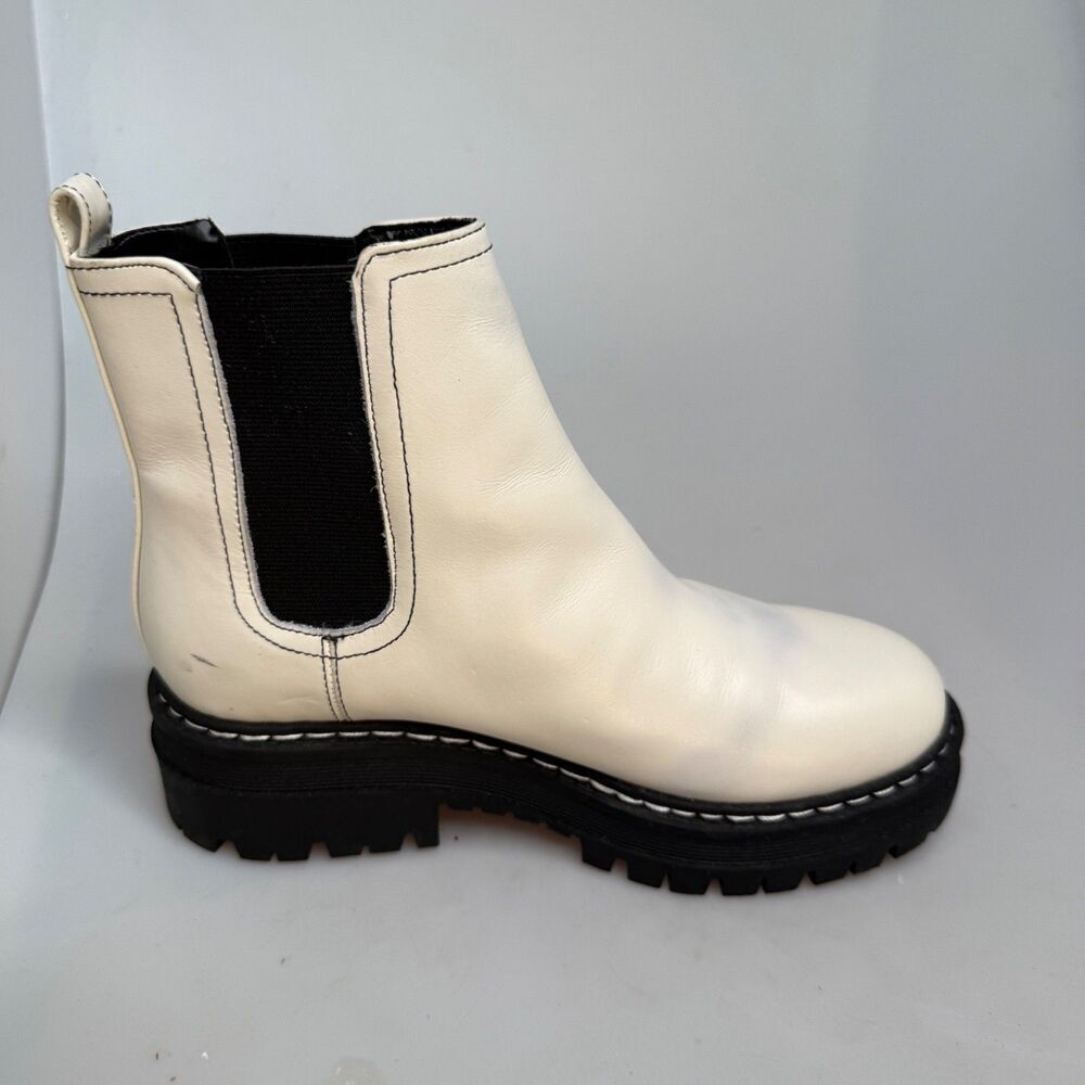 Marc Fisher “170” Ivory Leather Pull-On Ankle Boots Women’s Size 6M MLPADMIA - Picture 15 of 16